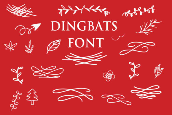 A Review of the Dingbats Floral Typeface