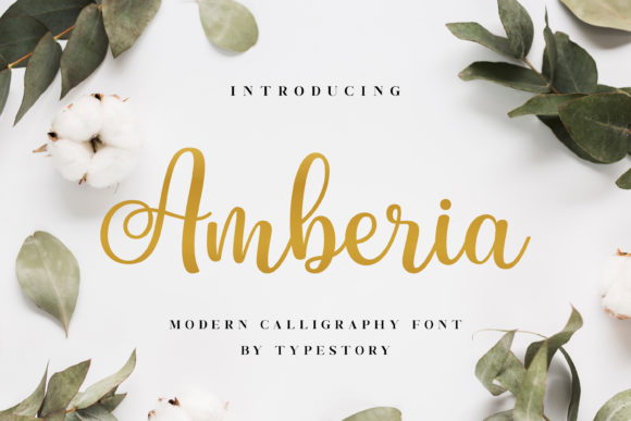 Amberia: A Beautiful Handwritten Script Font for Crafting a Memorable Brand