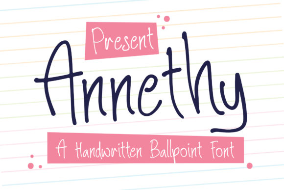 Annethy: A Handwritten Font for Creative Projects