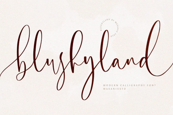 Blushyland: The Modern Elegant Font for Crafters and Sellers