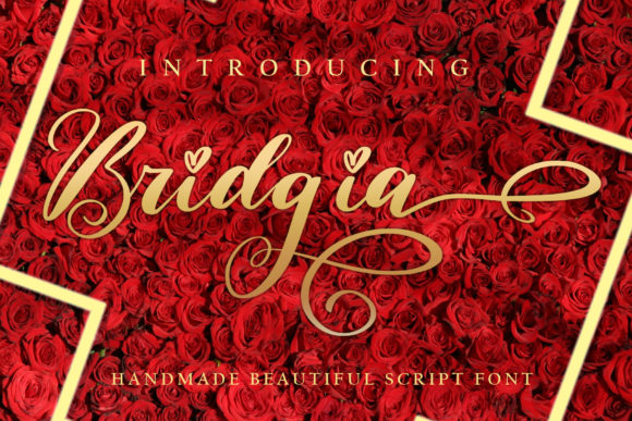 Bridgia: An Editorial Designer's Elegant Handwritten Font