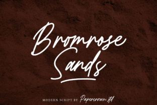 Bromrose Sands: The Elegant Script Font for Premium Designs