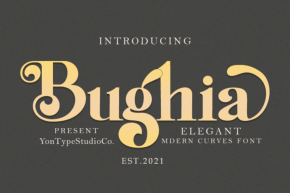 Bughia: An Elegant Serif Font for Sophisticated Branding