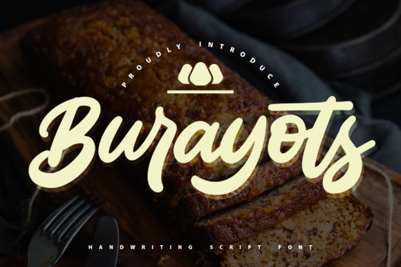 Burayots: The Handwritten Font for Creative Product Design