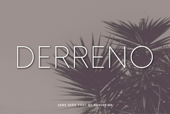 Derreno Font: The Minimalist Sans Serif for Modern Editorial Design