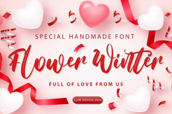 Exploring Flower Winter, a Festive Handwritten Font for Editorial Design