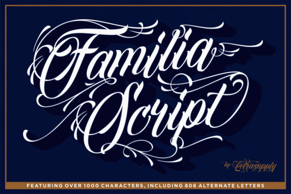 Familia Script: A Beautiful Font for Elegant Branding
