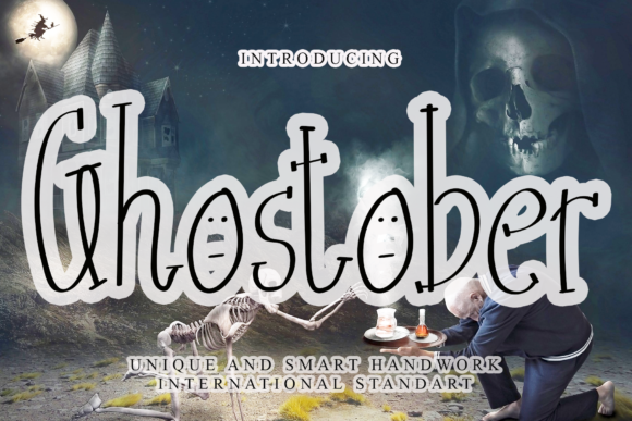 Ghostober: A Thin and Cute Handwritten Font for Friendly Brands