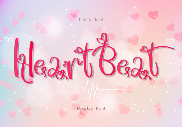 Heart Beat: A Script Handwritten Font for Marketing Magic
