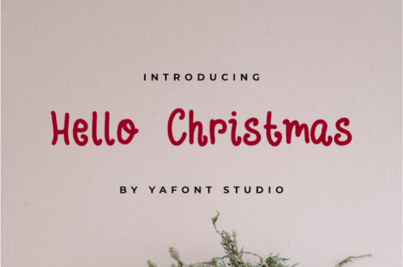 Hellow Christmas: A Friendly Handwritten Font for Digital Design