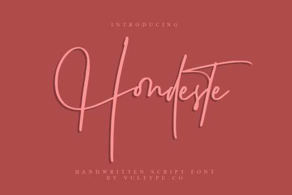 Hondeste: A Soft and Elegant Font for Your Brand Story