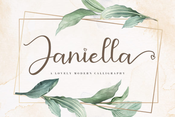 Janiella: The Romantic Script Font for Elegant Designs