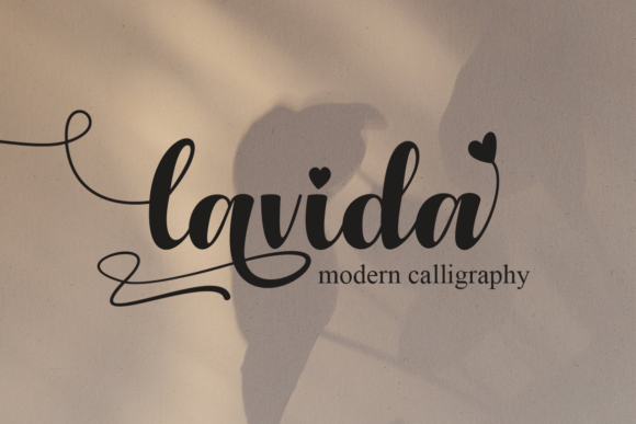 Lavida Font: A Bold and Elegant Script for Modern Design