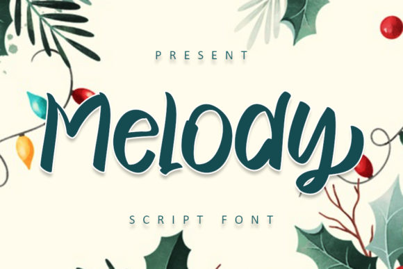 Melody Font: A Relaxed Handwritten Typeface for Editorial Design