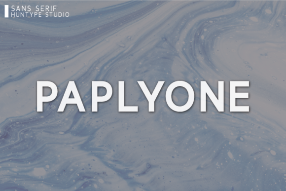 Paplyone: A Simple and Neat Sans Serif Font for Digital Projects
