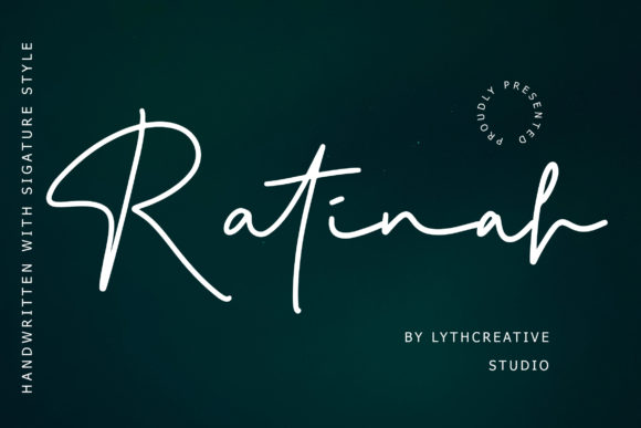 Ratinah: The Elegant Script Font for Crafters and Product Creators