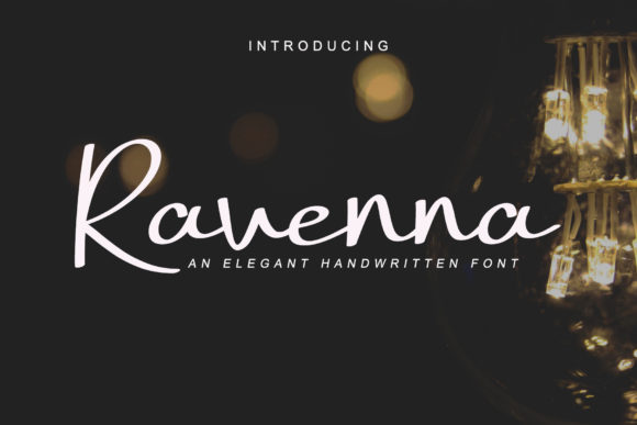 Ravenna Font: An Elegant Script for Personal Branding