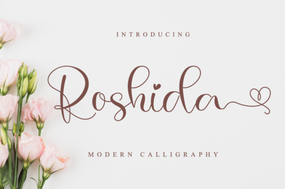 Roshida: A Charming Handwritten Font for Elegant Digital Brands