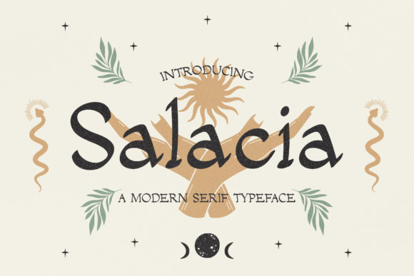Salacia: A Modern Serif Font for Elegant Digital Design