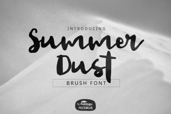 Summer Dust: A Whimsical Handwritten Font for Editorial Design