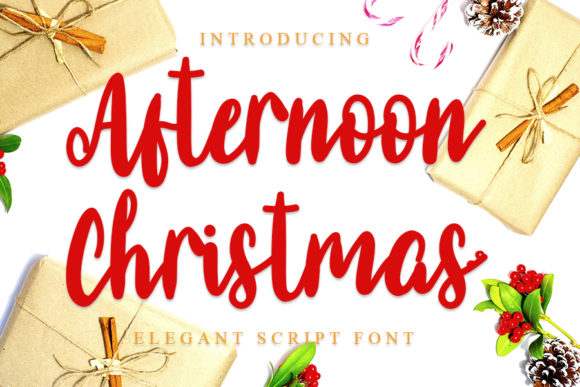 The Afternoon Christmas Font: A Campaign Designer's Review
