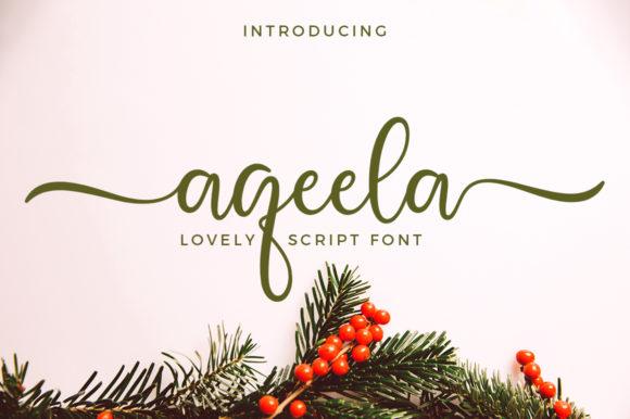 The Aqeela Font: Adding a Handwritten Touch to Your Brand