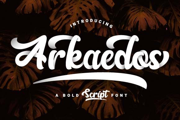 The Arkaedos Font: A Bold Handwritten Tool for Modern Branding