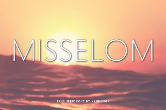 The Misselom Font: A Minimalist Tool for Elegant Branding
