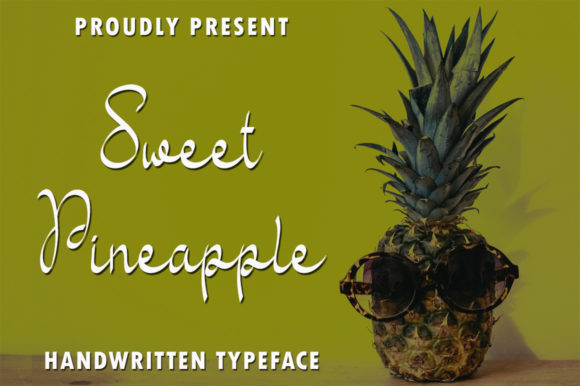 The Sweet Pineapple Font for Elegant Brand Identity