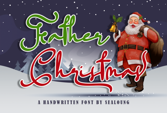 Using Father Christmas for Elegant Script Typography