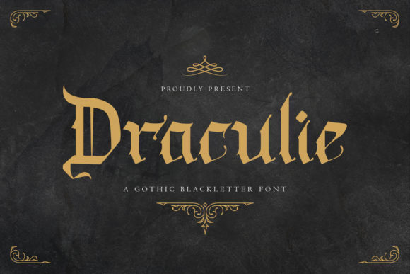 Using the Draculie Blackletter Font for Your Business Branding