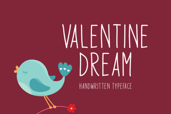 Valentine Dream: A Sweet Handwritten Font for Creative Makers